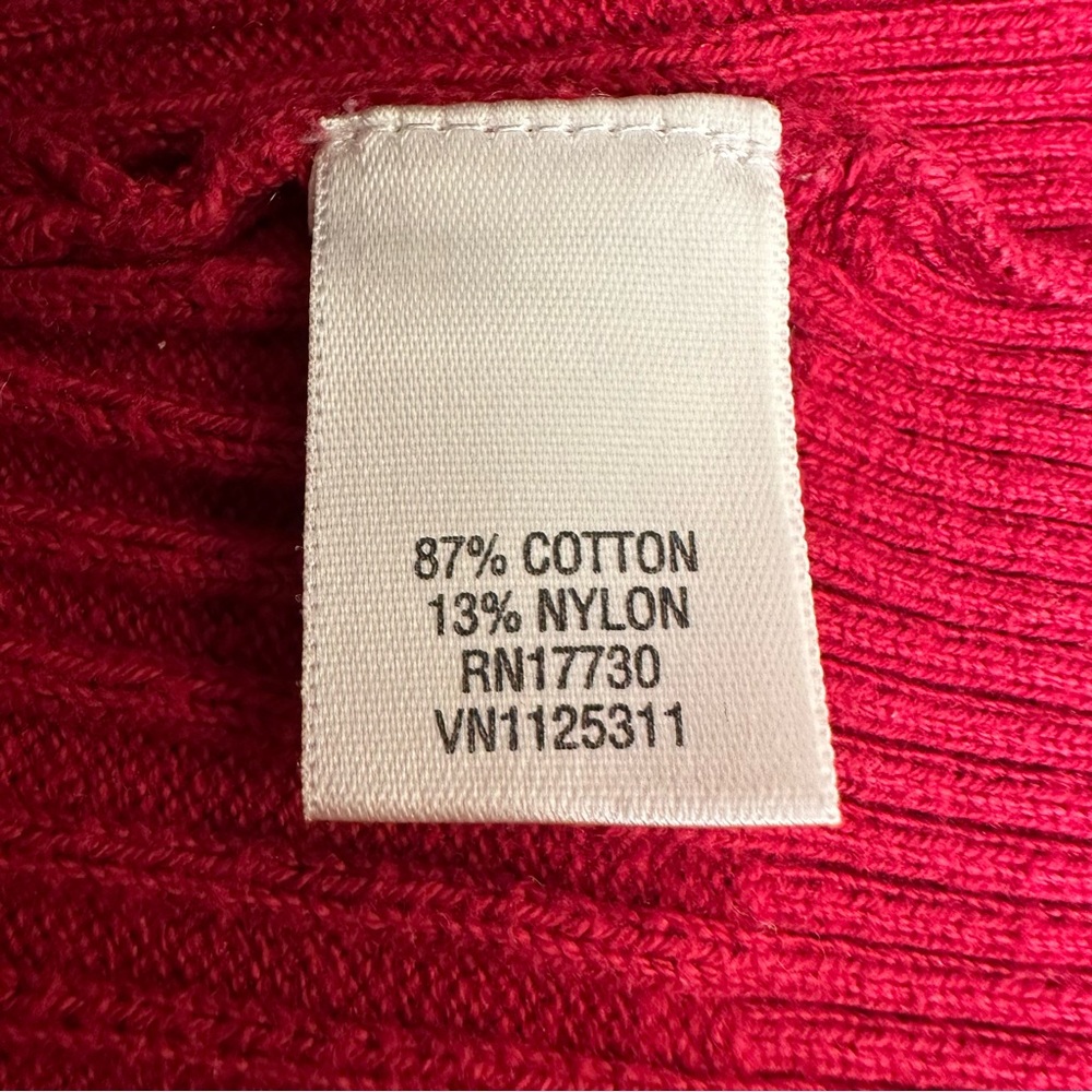 Women’s Ribbed Knit Rust Sweater Large - Picture 8 of 8